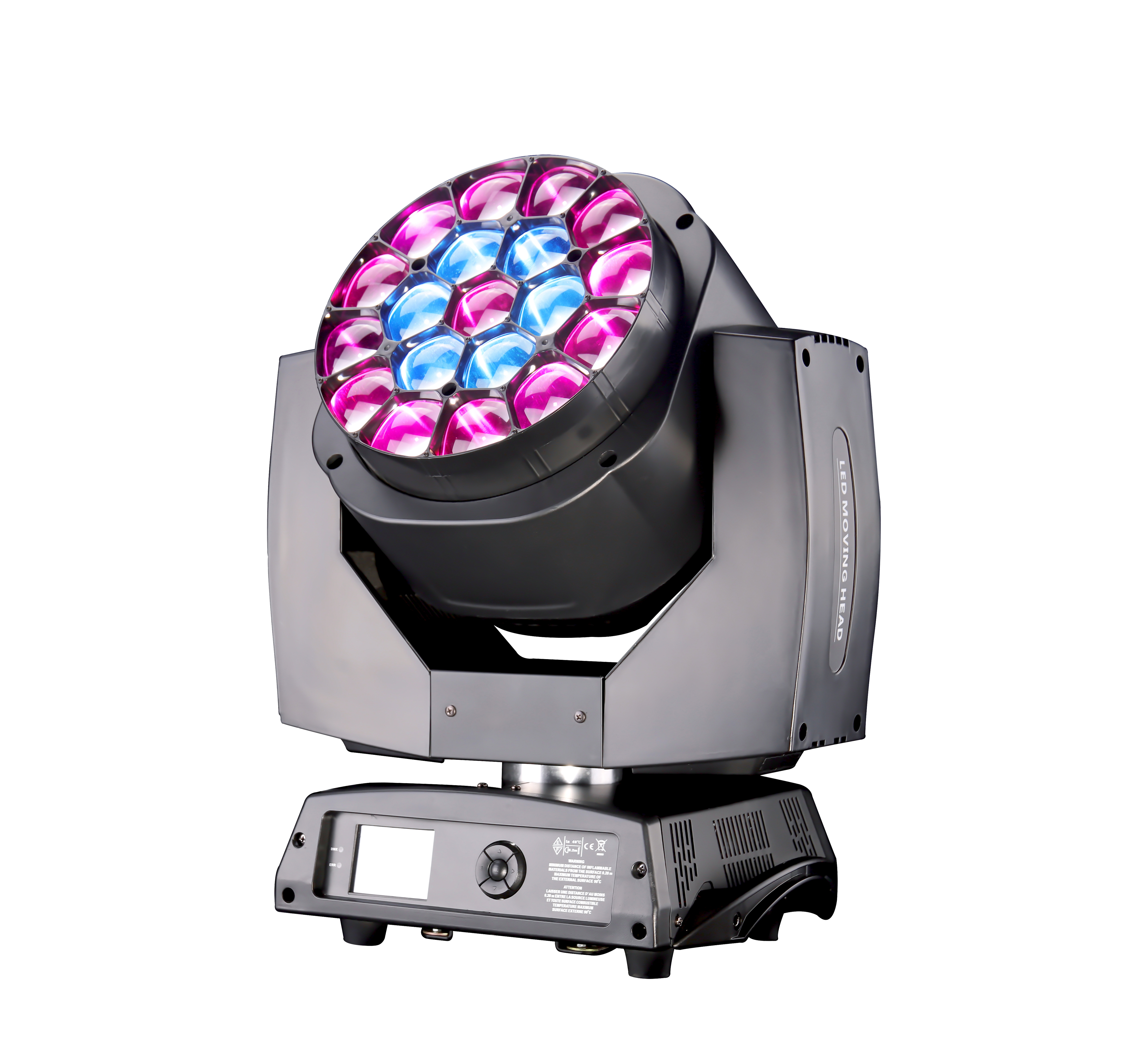 XY-K10  19顆15W蜂眼搖頭燈